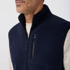 Crosby Fleece Vest in Navy by Mizzen+Main