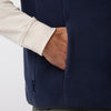 Crosby Fleece Vest in Navy by Mizzen+Main