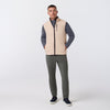 Crosby Fleece Vest in Oat by Mizzen+Main