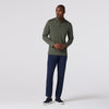 Kent Long Sleeve Polo in Olive by Mizzen+Main