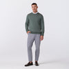 Heritage Crewneck Sweater in Hemlock by Mizzen+Main
