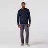 Heritage Crewneck Sweater in Navy by Mizzen+Main