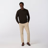 Heritage Crewneck Sweater in Espresso Heather by Mizzen+Main