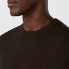 Heritage Crewneck Sweater in Espresso Heather by Mizzen+Main