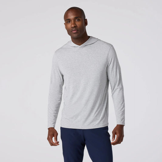Knox Hoodie in Light Gray Heather by Mizzen+Main