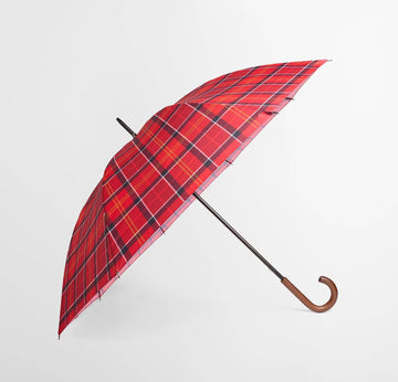 Tartan Walker Umbrella in Cardinal Tartan by Barbour