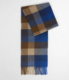 Large Tattersall Scarf in Navy Mix by Barbour