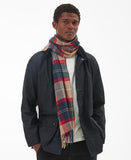 Galingale Tartan Scarf in Cranberry Tartan by Barbour