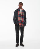 Galingale Tartan Scarf in Cranberry Tartan by Barbour