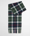 Galingale Tartan Scarf in Evergreen Tartan by Barbour