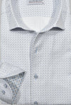 Long-Sleeve Dress Shirt in Floating Star by Marcello