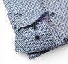 Long-Sleeve Dress Shirt in Softglow Linked Circles by Marcello