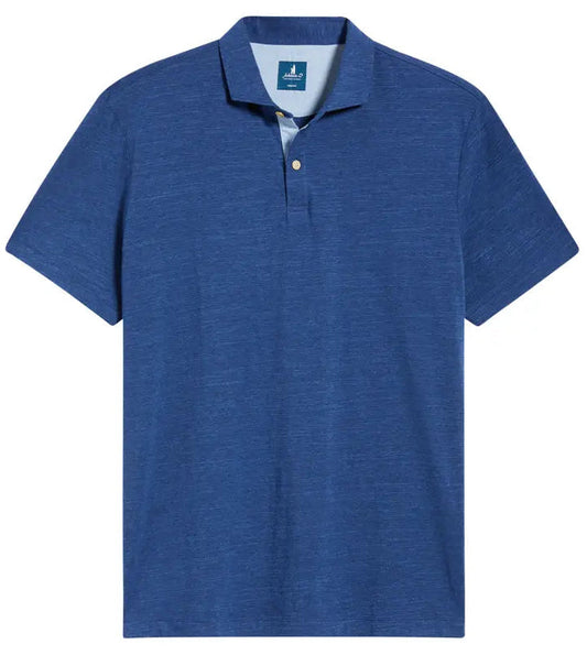 Starnes Heathered Blend Polo in Navy by Johnnie-O
