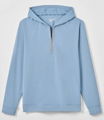 Bixler Performance 1/4 Zip Hoodie in Carbon Fiber by Johnnie-O