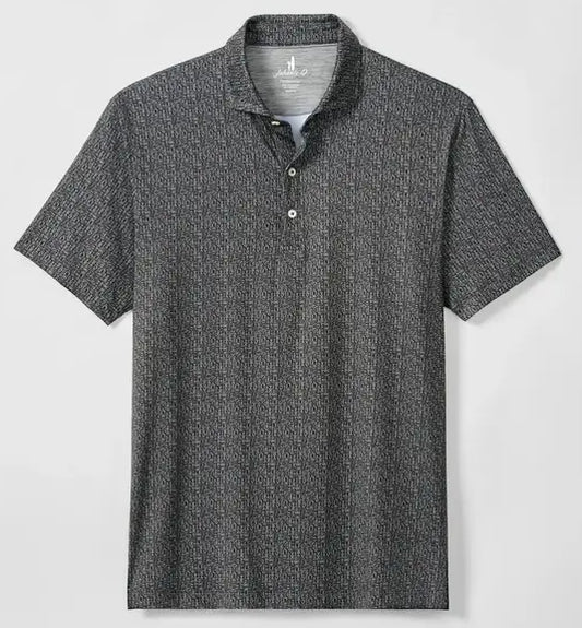 Performance Featherweight Polo Popping Tops in Black by Johnnie-O