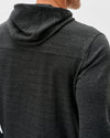Remmy Lightweight Performance Hoodie in Black by Johnnie-O