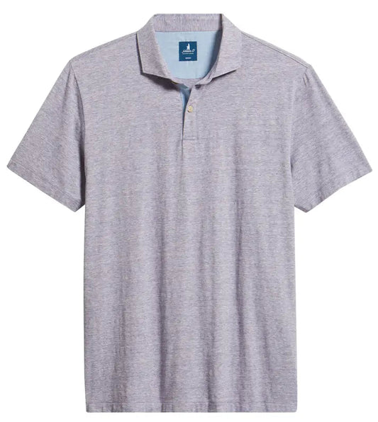 Starnes Heathered Blend Polo in Bluestone by Johnnie-O