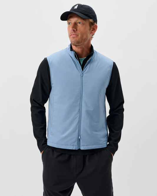 Charlton Featherweight Performance Vest in Carbon Fiber by Johnnie-O