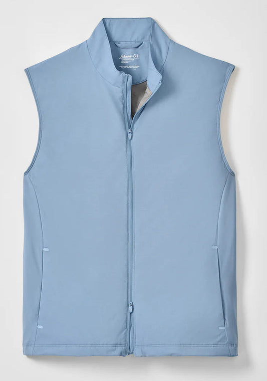 Charlton Featherweight Performance Vest in Carbon Fiber by Johnnie-O