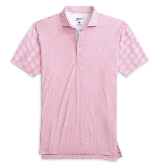 Parson Performance Mesh Polo in Punch by Johnnie-O