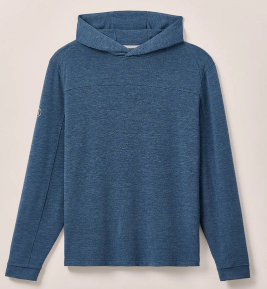 Remmy Lightweight Performance Hoodie in Lake by Johnnie-O
