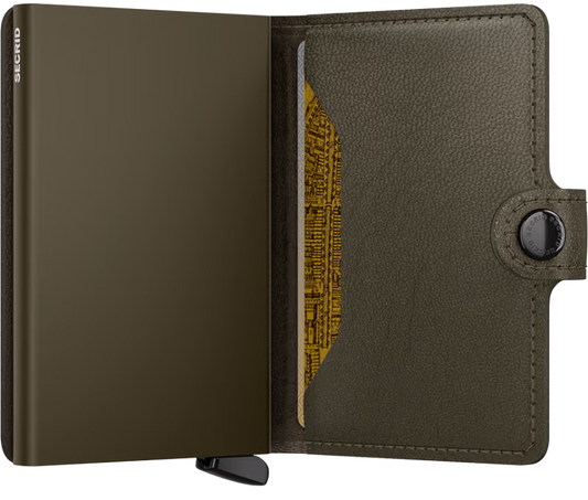 Premium Miniwallet + Emboss Lines in Cedar by Secrid