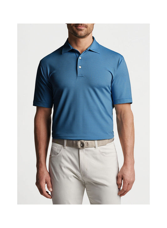 Jubilee Stripe Performance Polo in Sport Navy by Peter Millar