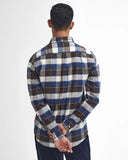 Valley Tailored Fit Check Shirt in Ecru by Barbour