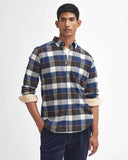 Valley Tailored Fit Check Shirt in Ecru by Barbour