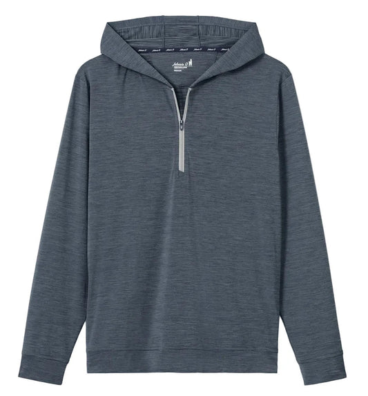 Bixler Performance 1/4 Zip Hoodie in Navy by Johnnie-O