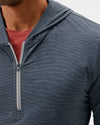Bixler Performance 1/4 Zip Hoodie in Navy by Johnnie-O