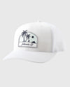Palmco Trucker Hat in White by Johnnie-O