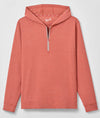 Bixler Performance 1/4 Zip Hoodie in Washed Red by Johnnie-O