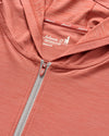Bixler Performance 1/4 Zip Hoodie in Washed Red by Johnnie-O