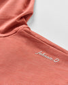 Bixler Performance 1/4 Zip Hoodie in Washed Red by Johnnie-O