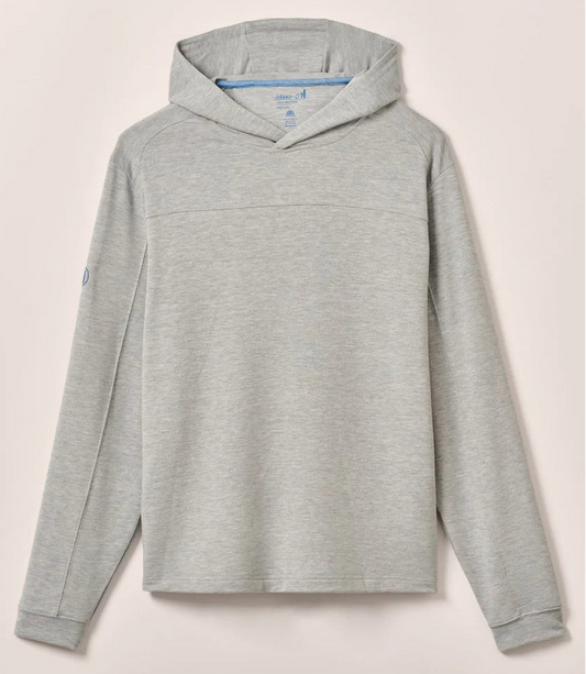 Remmy Lightweight Performance Hoodie in Seal by Johnnie-O