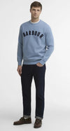 Essential Prep Logo Sweatshirt in Tarn Blue by Barbour
