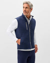 Crosswind Quilted Performance Vest in Wake by Johnnie-O