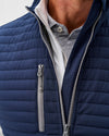 Crosswind Quilted Performance Vest in Wake by Johnnie-O