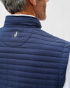 Crosswind Quilted Performance Vest in Wake by Johnnie-O