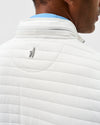 Crosswind Quilted Performance Vest in White by Johnnie-O