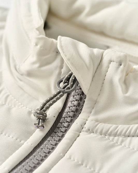 Crosswind Quilted Performance Vest in White by Johnnie-O