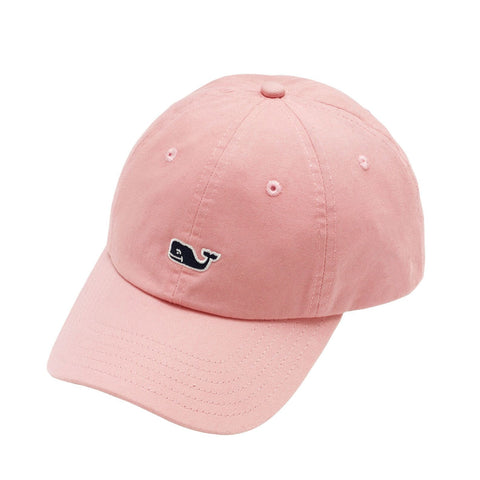Whale Logo Baseball Hat in Flamingo by Vineyard Vines