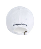 Whale Logo Baseball Hat in White by Vineyard Vines
