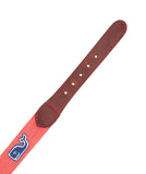 Classic Whale Needlepoint Belt on Salmon Pink by Vineyard Vines x Smathers & Branson