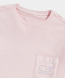 Vintage Whale Long-Sleeve Pocket Tee in Tickled Pink by Vineyard Vines