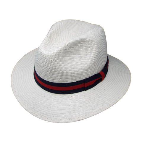 Chris Robinson Shantung Hat in White by One Fresh Hat