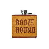 Booze Hound Needlepoint Flask by Smathers & Branson