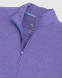 Vaughn Striped PREP-FORMANCE 1/4 Zip Pullover in Pompei by Johnnie-O