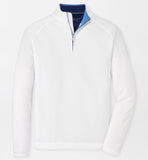 drirelease Natural Touch Quarter-Zip in White by Peter Millar